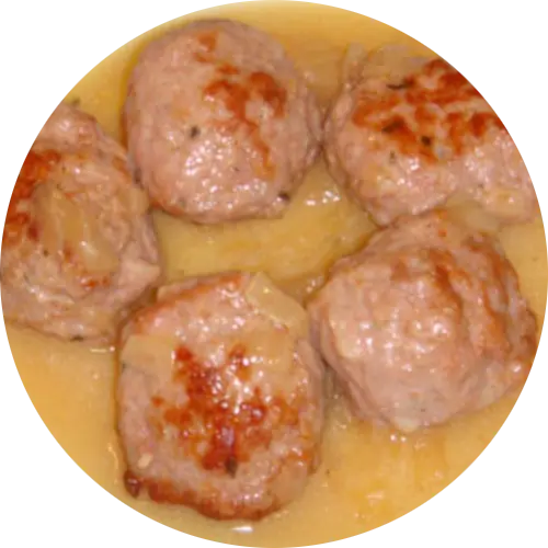 Albondigas En Salsa De Cebolla