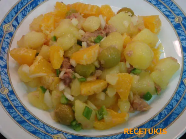 Ensalada De Patatas Y Naranja