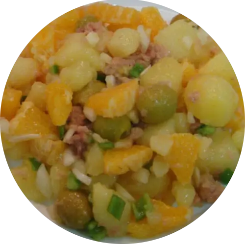 Ensalada De Patatas Y Naranja