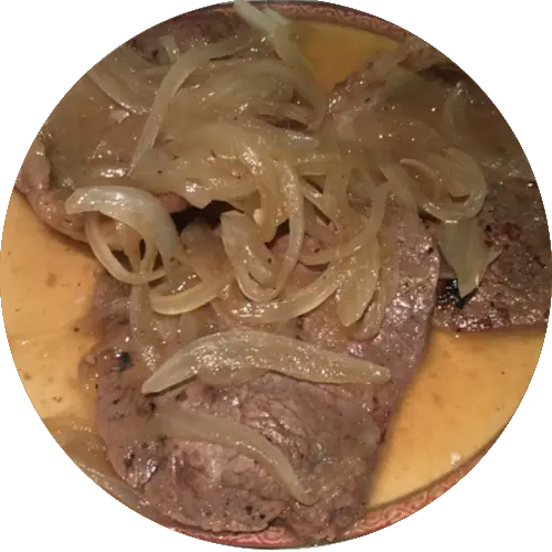 Filetes De Ternera Encebollados