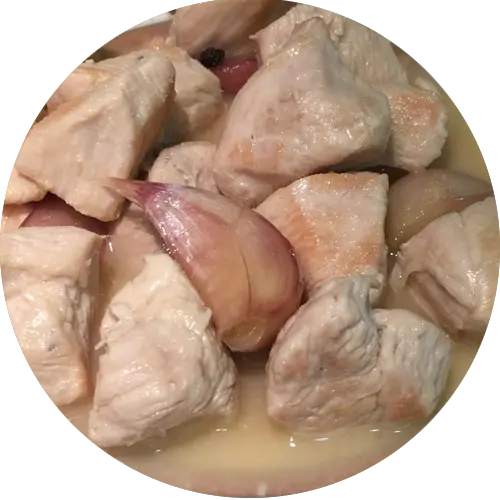 Pollo Al Ajillo Con Vino De Montilla