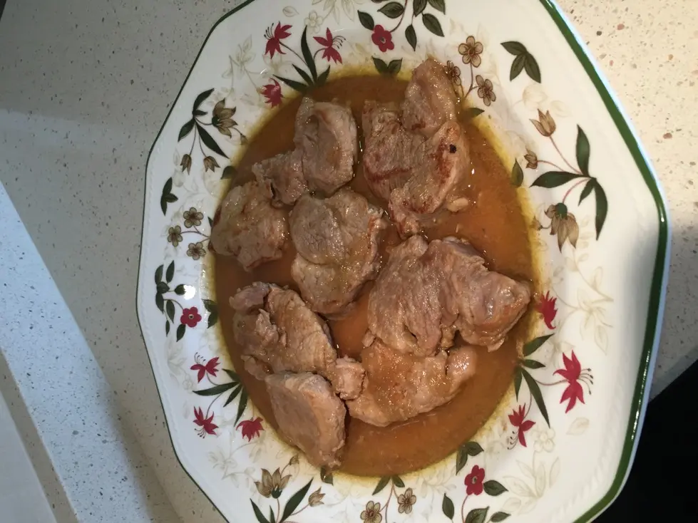 Solomillo En Salsa De Vino Dulce